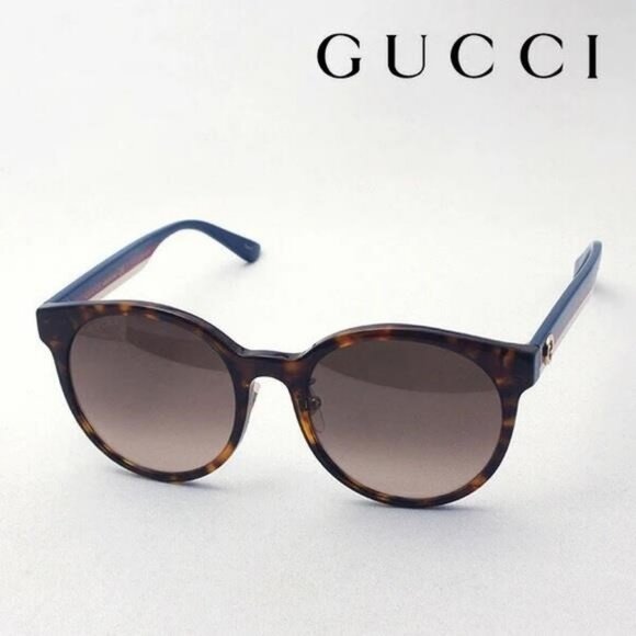 New Authentic Gucci GG0416SK 003 Havana Brown Gradient Sunglasses main image 7